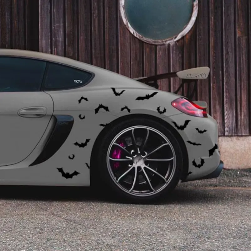 Bat Car Decals (Black)