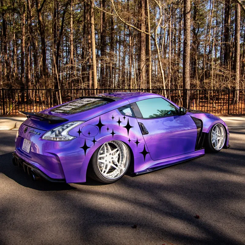 Star Sparkle Car Decal (Black)