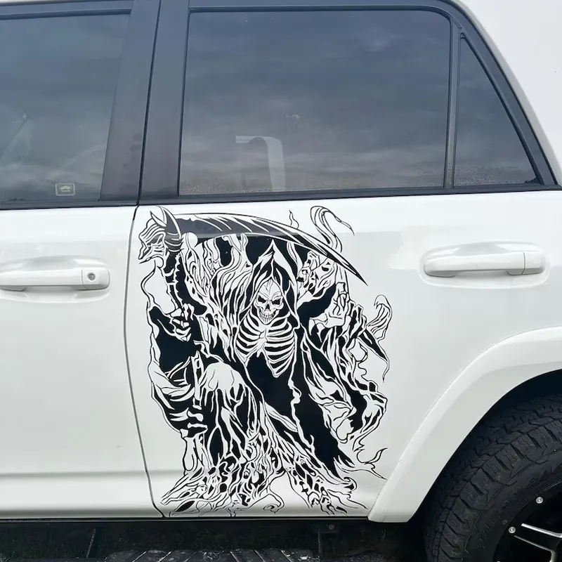 Grim Reaper Car Decal