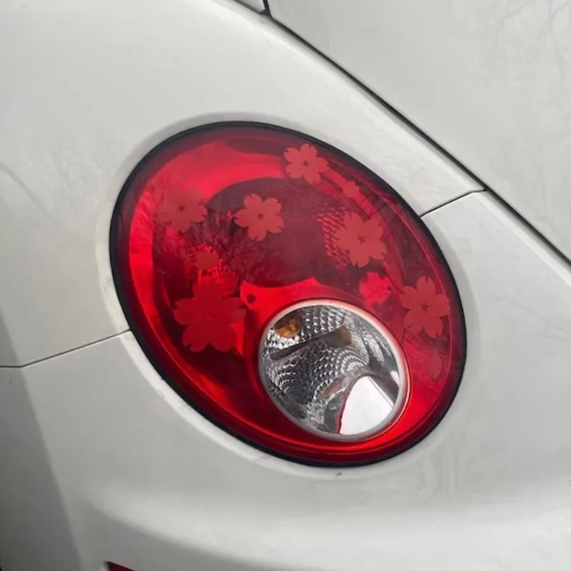 18 Assorted Sakura Headlight Stickers (Red)