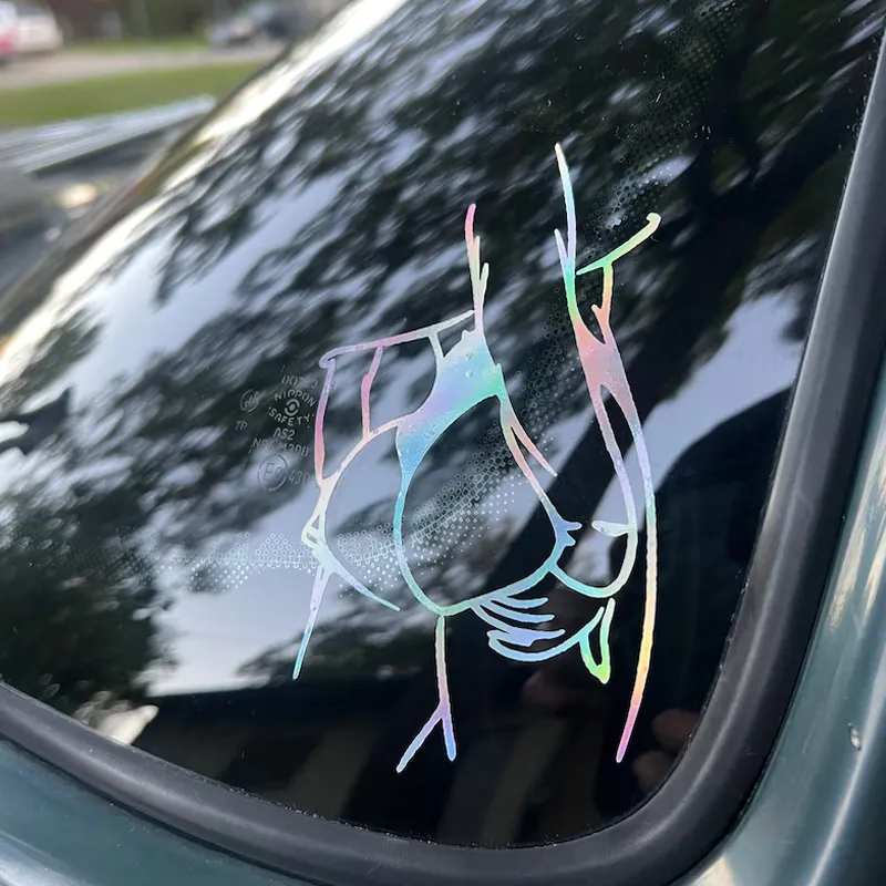 Anime Booty Car Decal