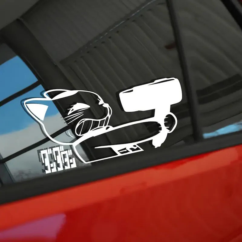 Dandadan Lucky Cat Decal