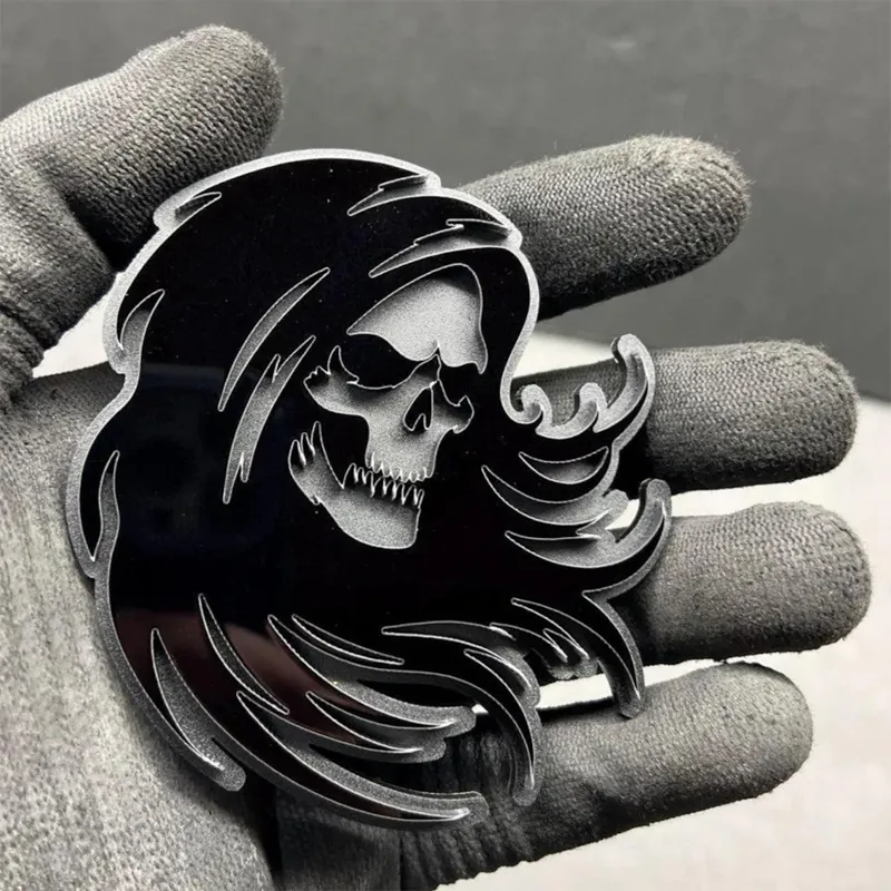 Death Skull Car Emblem
