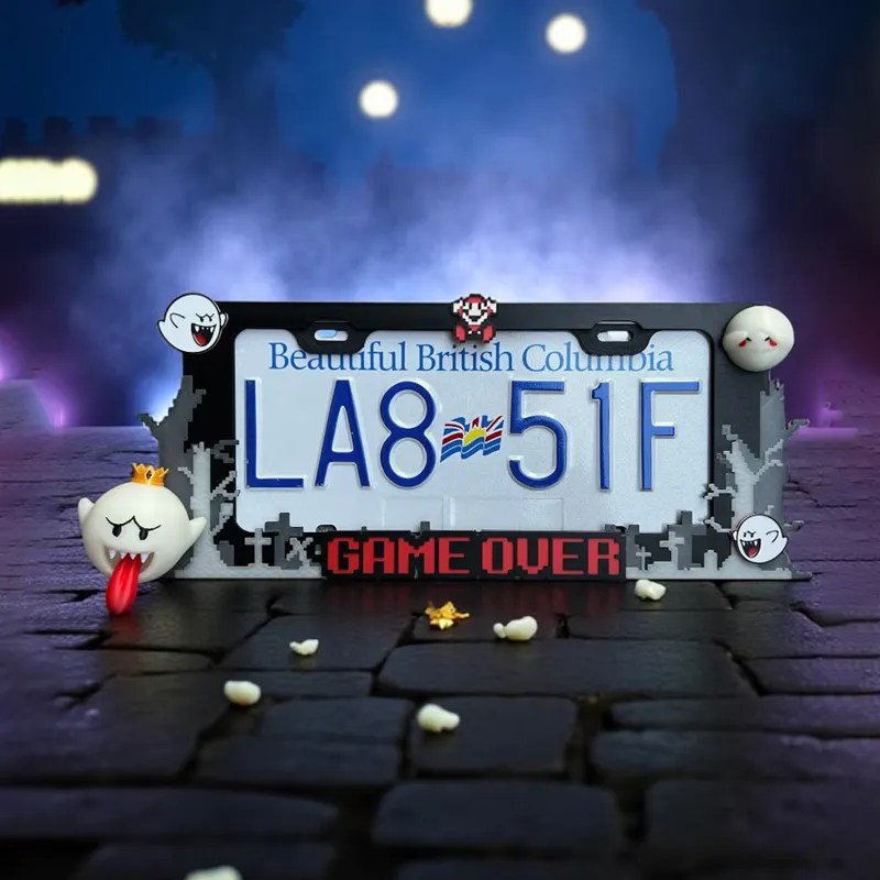King Boo License Plate Frame: Glow in the Dark