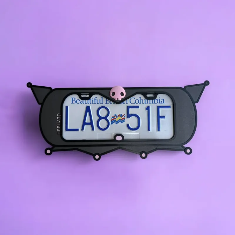 Kuromi Inspired Plate Frame
