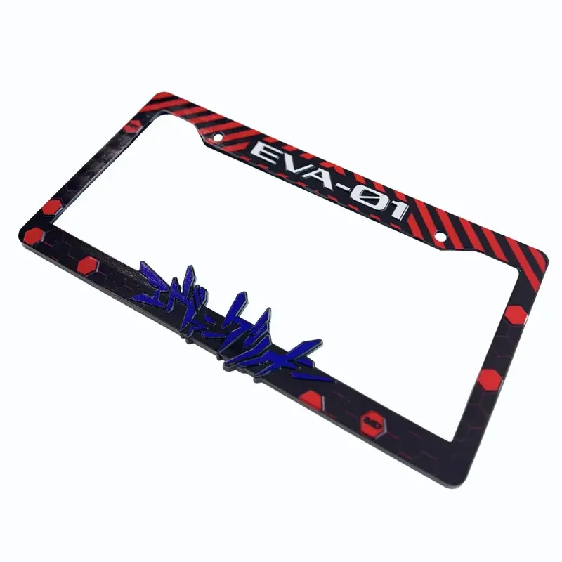 Evangelion License Plate Frame (Red)