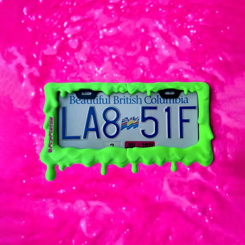 Toxic Goop License Plate Frame (Green)